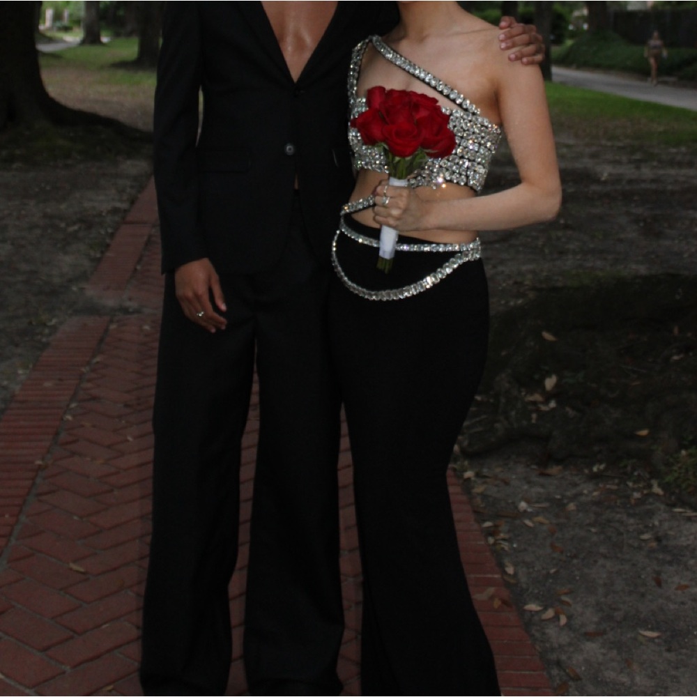 Albina Dyla Long Black Gown cute prom dress!!! - Picture 8 of 10
